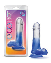 Load image into Gallery viewer, B Yours Stella Blue Dildo - 6.25 inch (Blue)