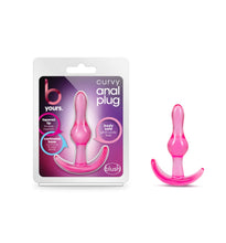 Load image into Gallery viewer, B Yours Curvy Anal Plug (Pink)