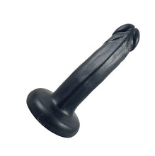 Load image into Gallery viewer, Vixskin - Realistic Bent Dildo - Small (Black)