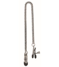 Load image into Gallery viewer, Broad Tip Clamp with Jewel Chain
