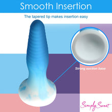Load image into Gallery viewer, Simply Sweet Silicone Butt Plug - Set of 3 (Blue)