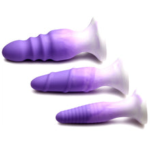 Load image into Gallery viewer, Simply Sweet Silicone Butt Plug - Set of 3 (Purple)