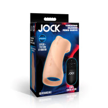Load image into Gallery viewer, Vibrating Silicone Penis Sleeve - Light