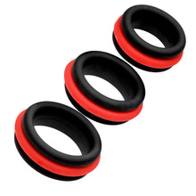 Load image into Gallery viewer, Enhancers 2-in-1 Silicone Cock Ring Set of 3