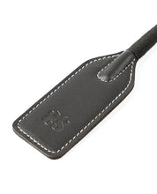 Load image into Gallery viewer, Sei Mio Slap & Tickle Dual Ended Crop & Tickler - Black