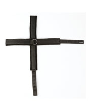 Load image into Gallery viewer, Sei Mio Cross Purposes Unique Over-Wrap Cross Cuff Restraints - Black