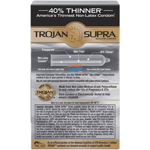 Load image into Gallery viewer, Trojan Supra Bare Skin Condoms - 6 Pack
