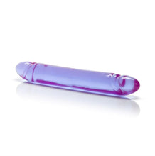 Load image into Gallery viewer, Reflective Gel Smooth Double Dong -12 inch (Purple)