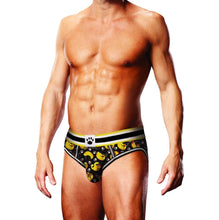 Load image into Gallery viewer, Prowler Rubber Ducks Open Brief - Small (Black/Yellow)