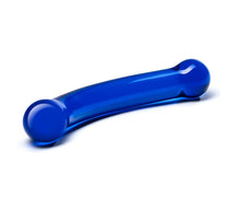 Load image into Gallery viewer, Gläs Curved G-Spot Glass Dildo - 6inch (Blue)