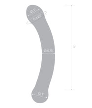 Load image into Gallery viewer, Gläs Curved G-Spot Glass Dildo - 6inch (Blue)