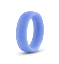 Load image into Gallery viewer, Glow In The Dark - Silicone Cock Ring (Blue)