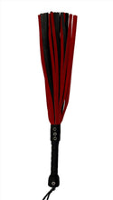 Load image into Gallery viewer, Bare Leatherworks - Full Cow Flogger (Red/Black)