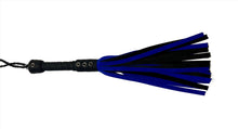 Load image into Gallery viewer, Bare Leatherworks - Handy Cow Flogger (Black/Blue)