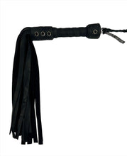 Load image into Gallery viewer, Bare Leatherworks - Midsize Mule Deer Flogger (Black)