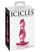 Load image into Gallery viewer, Icicles No 73 Beaded Glass Anal Plug (Pink)