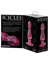 Load image into Gallery viewer, Icicles No 73 Beaded Glass Anal Plug (Pink)