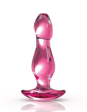 Load image into Gallery viewer, Icicles No 73 Beaded Glass Anal Plug (Pink)