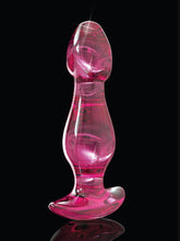 Load image into Gallery viewer, Icicles No 73 Beaded Glass Anal Plug (Pink)