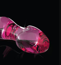 Load image into Gallery viewer, Icicles No 73 Beaded Glass Anal Plug (Pink)