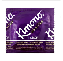 Load image into Gallery viewer, Kimono Micro Thin Large Condoms - 3 Pack
