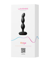 Load image into Gallery viewer, Lovense Ridge Bumpy Anal Plug (Black)