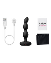 Load image into Gallery viewer, Lovense Ridge Bumpy Anal Plug (Black)
