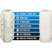 Load image into Gallery viewer, Soft and Wet Reversible Orb Masturbator (Frosted)