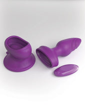 Load image into Gallery viewer, 3Some Wall Banger Silicone Rechargeable Remote Control Anal Plug