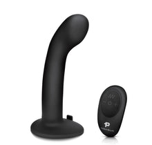 Load image into Gallery viewer, P-Spot / G-Spot Peg With Harness & Remote - 6 inch (Black)