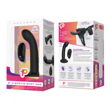 Load image into Gallery viewer, P-Spot / G-Spot Peg With Harness & Remote - 6 inch (Black)