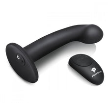 Load image into Gallery viewer, P-Spot / G-Spot Peg With Harness & Remote - 6 inch (Black)
