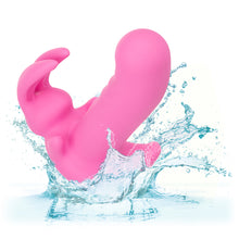 Load image into Gallery viewer, First Time Rechargeable Vibrating Bunny Dreams Rechargeable Silicone Vibrator with Clitoral Stimulator