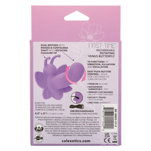Load image into Gallery viewer, First Time Rotating Venus Butterfly Rechargeable Silicone Stimulator