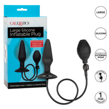 Load image into Gallery viewer, Anal Large Silicone Inflatable Plug (Black)
