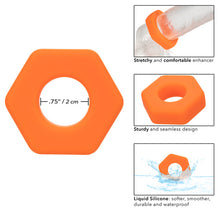 Load image into Gallery viewer, Alpha Liquid Prolong Sexagon Ring (Orange)