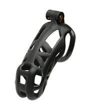 Load image into Gallery viewer, Cellmate Guardian Chastity Cage - Size 4 (Black)