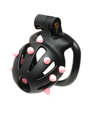 Load image into Gallery viewer, Cellmate Guardian Chastity Cage - Size 0 (Black/Pink)