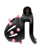 Load image into Gallery viewer, Cellmate Guardian Chastity Cage - Size 0 (Black/Pink)