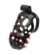 Load image into Gallery viewer, Cellmate Guardian Chastity Cage - Size 2 (Black/Pink)