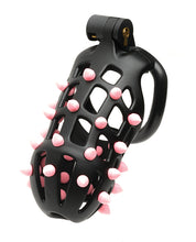 Load image into Gallery viewer, Cellmate Guardian Chastity Cage - Size 3 (Black/Pink)