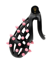Load image into Gallery viewer, Cellmate Guardian Chastity Cage - Size 3 (Black/Pink)