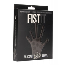Load image into Gallery viewer, Shots Fistit Silicone Stimulation Glove - Black