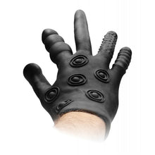 Load image into Gallery viewer, Shots Fistit Silicone Stimulation Glove - Black