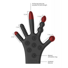 Load image into Gallery viewer, Shots Fistit Silicone Stimulation Glove - Black