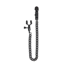Load image into Gallery viewer, Open Wide Nipple Clamps with Black Chain