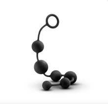 Load image into Gallery viewer, Anal Adventures 6 Large Silicone Anal Beads (Black)