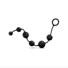 Load image into Gallery viewer, Anal Adventures 6 Large Silicone Anal Beads (Black)