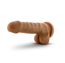 Load image into Gallery viewer, Dr. Skin Basic Dildo with Balls - 7.75 inch (Caramel)