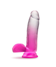 Load image into Gallery viewer, B Yours Sugar Magnolia Dildo - 7 inch (Pink/Clear)